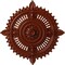 Ekena Millwork Haylynn Ceiling Medallion (Fits Canopies up to 1 1/4"), 29 1/8"OD x 1 1/4"ID x 4"P, Firebrick CM29HYFIF - alternate 1